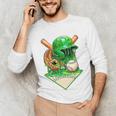 Baseball Life Style Ice Cream Drip Green Premium Tri-Blend Unisex Long Sleeve T-Shirt
