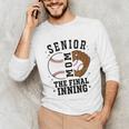 Baseball Senior Mom 2026 The Final Inning Unisex Long Sleeve T-Shirt