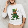Baseball St Patricks Day Leprechaun Boys Girls Men Women Unisex Long Sleeve T-Shirt
