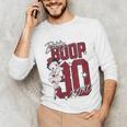 Betty Boop Baseball Logo Jersey With Stars Cute Cartoon Unisex Long Sleeve T-Shirt Betty Boop Baseball Logo Jersey With Stars Cute Cartoon Unisex Long Sleeve T-Shirt