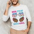 Bruh Its My 67 33 Day Of School Baseball Boys Kids 100th Day Unisex Long Sleeve T-Shirt