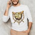 Camo Baseball Dripping Military Camouflage Sports Men Boy Unisex Long Sleeve T-Shirt