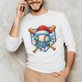 Christmas Baseball Drip For Boys Kids Ice Cream Drip Unisex Long Sleeve T-Shirt Christmas Baseball Drip For Boys Kids Ice Cream Drip Unisex Long Sleeve T-Shirt