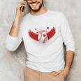 Cute Baseball &Cupid Wings Happy Valentines Boys Men Unisex Long Sleeve T-Shirt Cute Baseball &Cupid Wings Happy Valentines Boys Men Unisex Long Sleeve T-Shirt