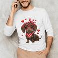 Dachshund Valentines Day Wiener Dog Lover Weenie Heart Raglan Baseball Tee Unisex Long Sleeve T-Shirt Dachshund Valentines Day Wiener Dog Lover Weenie Heart Raglan Baseball Tee Unisex Long Sleeve T-Shirt
