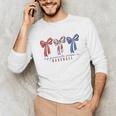 My Favorite Season Is Baseball Coquette Bow Game Day Mom Sis Unisex Long Sleeve T-Shirt My Favorite Season Is Baseball Coquette Bow Game Day Mom Sis Unisex Long Sleeve T-Shirt