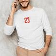 FO23VER Trendy Number 23 Baseball Team Sport For Women Men Unisex Long Sleeve T-Shirt FO23VER Trendy Number 23 Baseball Team Sport For Women Men Unisex Long Sleeve T-Shirt