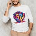 Gen Alpha Slang Ice Cream Drip Six Seven 67 Baseball Catcher Unisex Long Sleeve T-Shirt Gen Alpha Slang Ice Cream Drip Six Seven 67 Baseball Catcher Unisex Long Sleeve T-Shirt