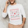 Ho Ho Homerun Baseball Ugly Christmas Sweater Party Hitter Unisex Long Sleeve T-Shirt Ho Ho Homerun Baseball Ugly Christmas Sweater Party Hitter Unisex Long Sleeve T-Shirt
