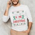 I’Ll Be Home For Christmas Baseball Ugly Sweater Art Unisex Long Sleeve T-Shirt I’Ll Be Home For Christmas Baseball Ugly Sweater Art Unisex Long Sleeve T-Shirt