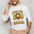 I Just Hit 100 Days Of School Baseball Boys Kids 100th Day Unisex Long Sleeve T-Shirt