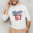 Mason 67 Jersey Baseball Men Women Boys Girls Number 6 7 Unisex Long Sleeve T-Shirt Mason 67 Jersey Baseball Men Women Boys Girls Number 6 7 Unisex Long Sleeve T-Shirt