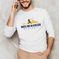 Milwaukee Baseball Minimalist City Skyline Baseball Lover Unisex Long Sleeve T-Shirt Milwaukee Baseball Minimalist City Skyline Baseball Lover Unisex Long Sleeve T-Shirt
