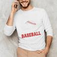 Proud Sister Of A Baseball Senior Class Of 2026 Graduation Unisex Long Sleeve T-Shirt