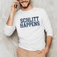 Schlitt Happens NY Bronx I Heart Baseball Apparel Unisex Long Sleeve T-Shirt