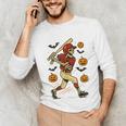 Skeleton Halloween Baseball Boys Men Kids Toddler Unisex Long Sleeve T-Shirt