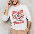 Sorry Ladies My Heart Belongs To Baseball Valentines Boys Unisex Long Sleeve T-Shirt