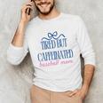 Tired But Caffeinated Baseball Mom Trendy Tired Baseball Mom Unisex Long Sleeve T-Shirt Tired But Caffeinated Baseball Mom Trendy Tired Baseball Mom Unisex Long Sleeve T-Shirt