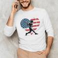 Valentines Baseball Batter Silhouette Heart Men Boys Kid Unisex Long Sleeve T-Shirt Valentines Baseball Batter Silhouette Heart Men Boys Kid Unisex Long Sleeve T-Shirt