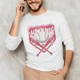 Valentines Baseball Boys Ice Cream Drip Heart Youth Kids Unisex Long Sleeve T-Shirt Valentines Baseball Boys Ice Cream Drip Heart Youth Kids Unisex Long Sleeve T-Shirt
