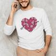 Valentine's Day Baseball Heart Softball Player Sports Lover Unisex Long Sleeve T-Shirt Valentine's Day Baseball Heart Softball Player Sports Lover Unisex Long Sleeve T-Shirt