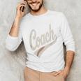 Vintage Baseball Coach Unisex Long Sleeve T-Shirt