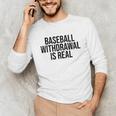 Vintage Baseball Withdrawal Is Real Premium Tri-Blend Unisex Long Sleeve T-Shirt Vintage Baseball Withdrawal Is Real Premium Tri-Blend Unisex Long Sleeve T-Shirt