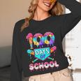 100 Days Of School Baseball Boys Kids Unisex Long Sleeve T-Shirt