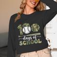 100 Days Of School Baseball Camo Art For Boys Kids Students Unisex Long Sleeve T-Shirt 100 Days Of School Baseball Camo Art For Boys Kids Students Unisex Long Sleeve T-Shirt