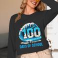 100 Days Of School Baseball Drip Ice Cream Kid Boy 100th Day Unisex Long Sleeve T-Shirt 100 Days Of School Baseball Drip Ice Cream Kid Boy 100th Day Unisex Long Sleeve T-Shirt