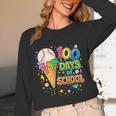 100 Days Of School Baseball Ice Cream Drip Boys Kids Player Unisex Long Sleeve T-Shirt 100 Days Of School Baseball Ice Cream Drip Boys Kids Player Unisex Long Sleeve T-Shirt