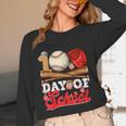 100 Days Of School Baseball Player Sports Game Teacher Kid Unisex Long Sleeve T-Shirt