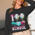 100 Days Of School Boys Kids 100th Day Of School Baseball Unisex Long Sleeve T-Shirt