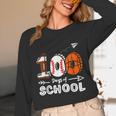 100th Day Of School Basketball Baseball Football Kids Boys Unisex Long Sleeve T-Shirt