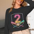 2nd Birthday Baseball Bat Ice-Cream Drip 2yrs Old Boys Kids Unisex Long Sleeve T-Shirt 2nd Birthday Baseball Bat Ice-Cream Drip 2yrs Old Boys Kids Unisex Long Sleeve T-Shirt