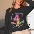 4th Birthday Baseball Bat Ice-Cream Drip 4yrs Old Boys Girls Unisex Long Sleeve T-Shirt 4th Birthday Baseball Bat Ice-Cream Drip 4yrs Old Boys Girls Unisex Long Sleeve T-Shirt