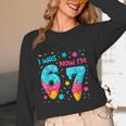 I Was 6 Now I'm 7 67 Birthday Baseball Drip 7 Year Old Unisex Long Sleeve T-Shirt I Was 6 Now I'm 7 67 Birthday Baseball Drip 7 Year Old Unisex Long Sleeve T-Shirt