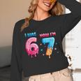 I Was 6 Now I'm 7 Birthday Baseball Drip For Boys Kid Unisex Long Sleeve T-Shirt I Was 6 Now I'm 7 Birthday Baseball Drip For Boys Kid Unisex Long Sleeve T-Shirt