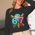 67 Baseball Ice Cream Drip Kids Unisex Long Sleeve T-Shirt