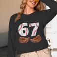 67 Trend Baseball Glove Number Style Unisex Long Sleeve T-Shirt