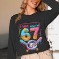7th Birthday Boys I Was 6 Now I'm 7 Baseball Ice Cream Drip Unisex Long Sleeve T-Shirt 7th Birthday Boys I Was 6 Now I'm 7 Baseball Ice Cream Drip Unisex Long Sleeve T-Shirt