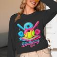 8th Birthday Baseball Ice Cream Drip 8 Years Old Girls B-Day Unisex Long Sleeve T-Shirt 8th Birthday Baseball Ice Cream Drip 8 Years Old Girls B-Day Unisex Long Sleeve T-Shirt
