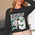 9th Birthday Baseball Birthday Party 9th Birthday Boy Unisex Long Sleeve T-Shirt 9th Birthday Baseball Birthday Party 9th Birthday Boy Unisex Long Sleeve T-Shirt