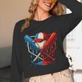 American Baseball Drip Graffiti Ball And Bat Unisex Long Sleeve T-Shirt