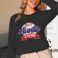 Auntie Rookie Of Year 1st Birthday Baseball Theme Matching Unisex Long Sleeve T-Shirt Auntie Rookie Of Year 1st Birthday Baseball Theme Matching Unisex Long Sleeve T-Shirt