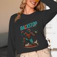 Backstop Catcher Baseball Graphic Unisex Long Sleeve T-Shirt Backstop Catcher Baseball Graphic Unisex Long Sleeve T-Shirt
