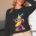 Banana With Baseball Bat Street Baseball Drip Unisex Long Sleeve T-Shirt Banana With Baseball Bat Street Baseball Drip Unisex Long Sleeve T-Shirt