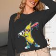 Banana Baseball Drip Kids Youth Boys Girls Unisex Long Sleeve T-Shirt