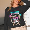 Baseball 10 Year Old Ice Cream Drip 10th Birthday Boy Player Unisex Long Sleeve T-Shirt Baseball 10 Year Old Ice Cream Drip 10th Birthday Boy Player Unisex Long Sleeve T-Shirt