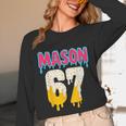 Baseball 6 7 Ice Cream Drip Number 67 Six Seven Meme Unisex Long Sleeve T-Shirt Baseball 6 7 Ice Cream Drip Number 67 Six Seven Meme Unisex Long Sleeve T-Shirt